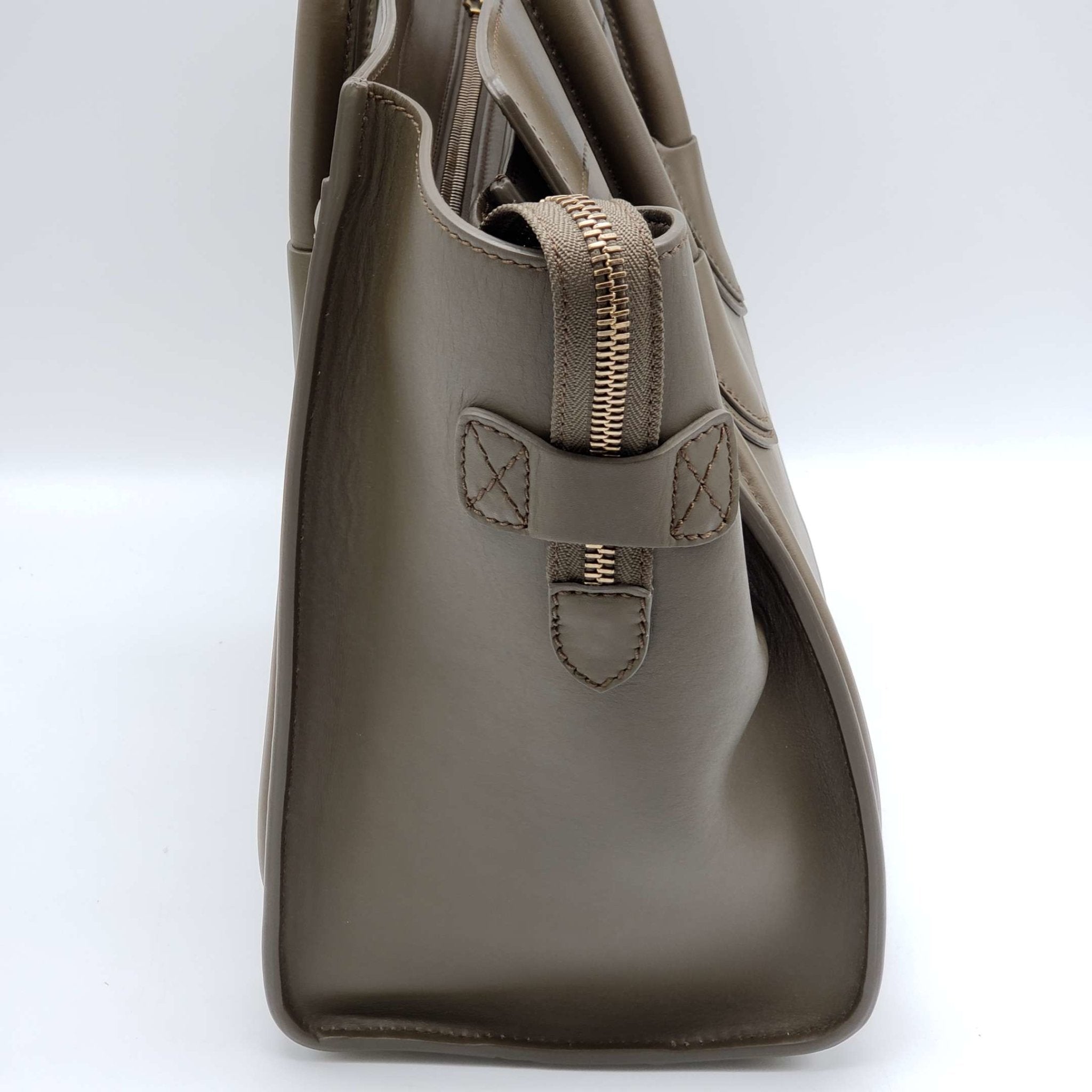CELINE Micro Luggage Calfskin Hand Bag