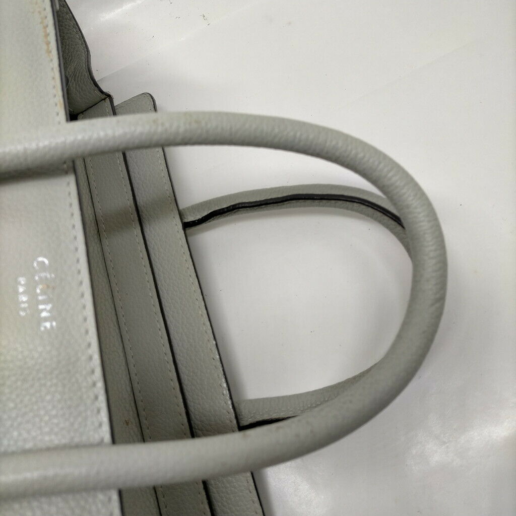 CELINE Micro Luggage Leather Hand Bag