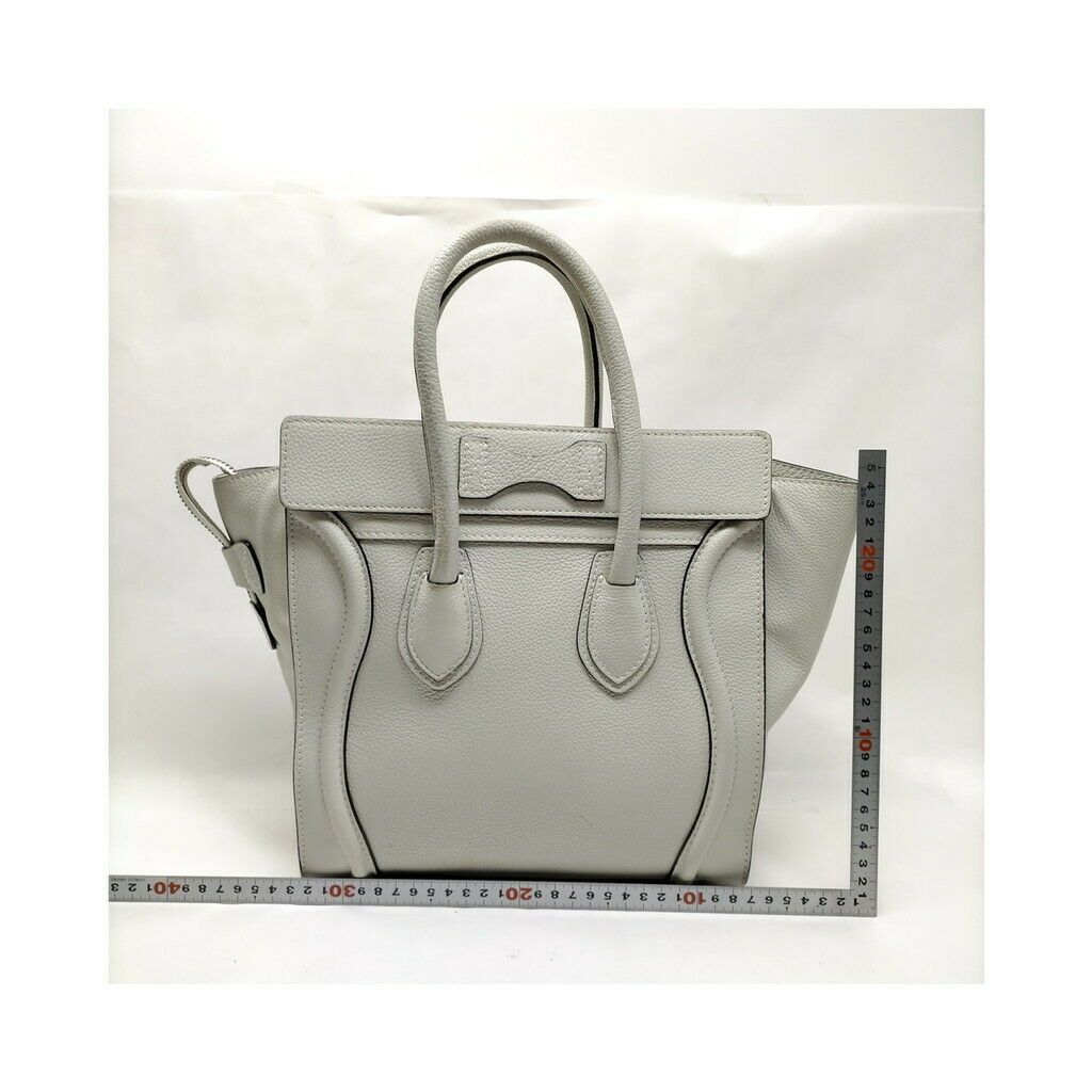 CELINE Micro Luggage Leather Hand Bag