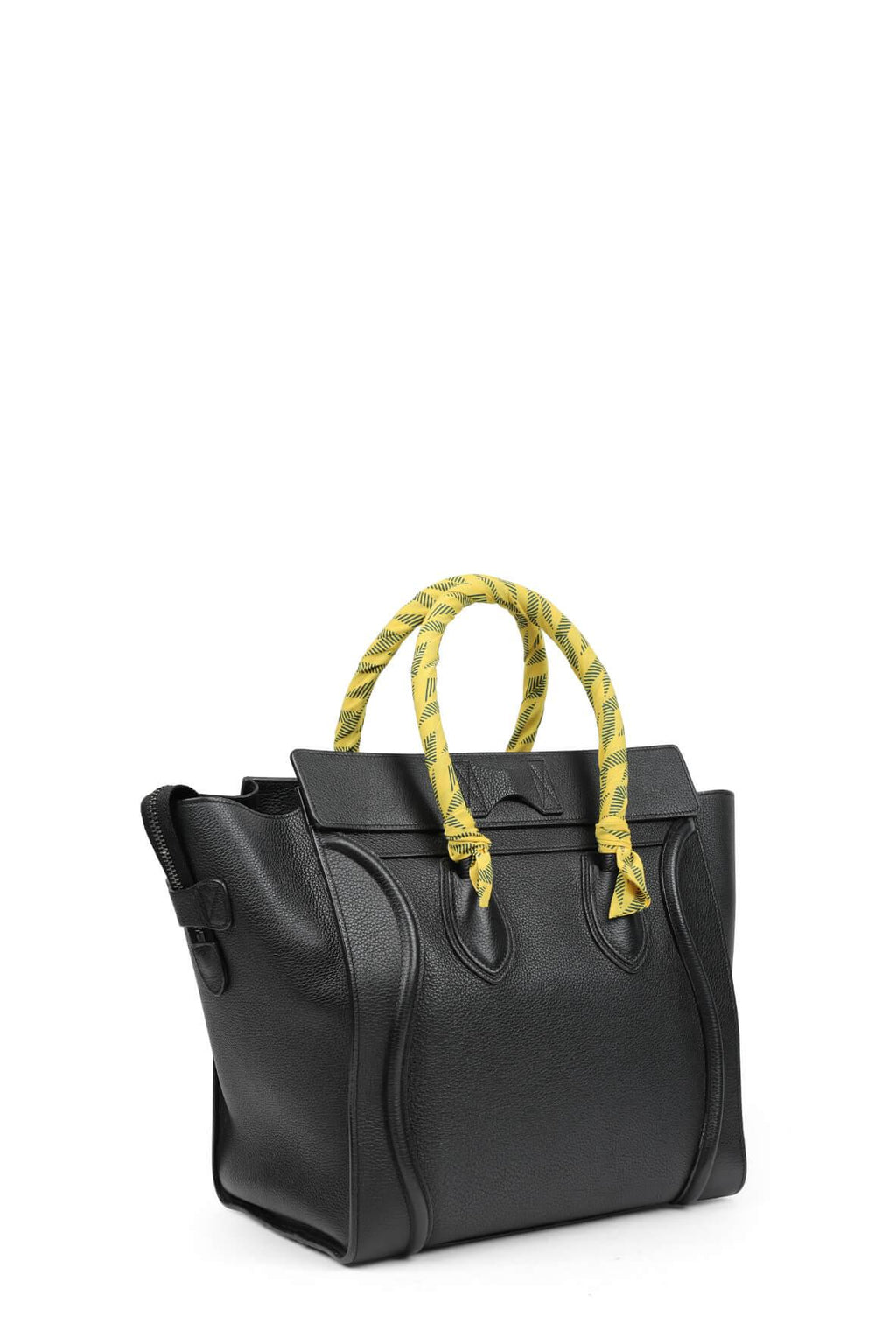 Mini Luggage Black with Handle Wraps