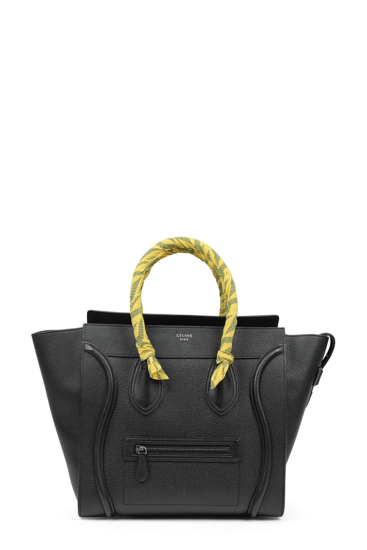Mini Luggage Black with Handle Wraps