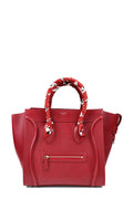 Mini Luggage Red with Handle Wraps