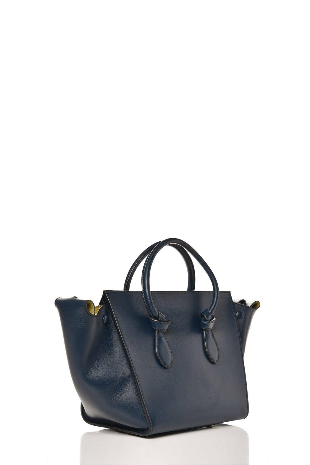 Mini Tie Tote Navy Lime
