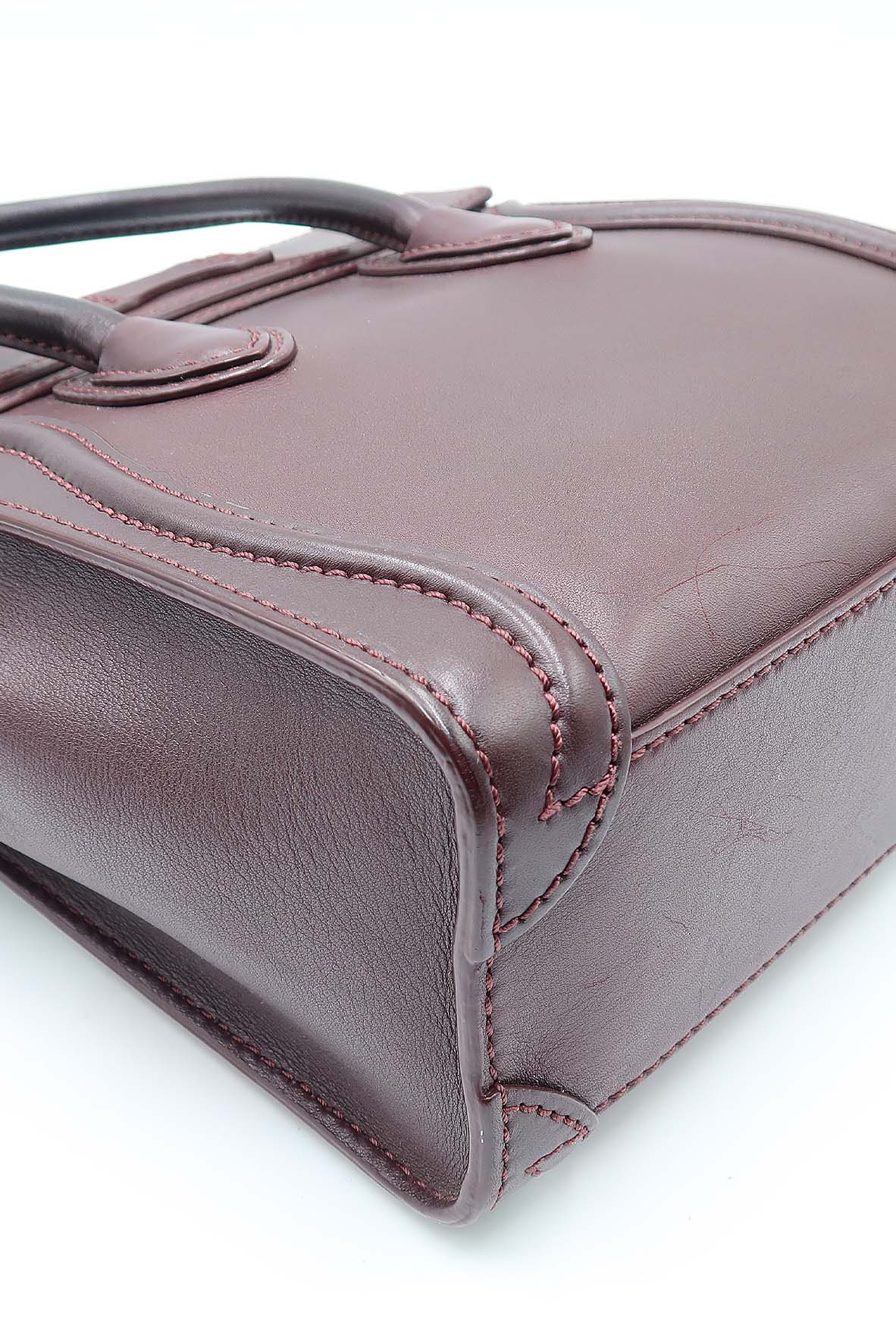 Nano Luggage Burgundy