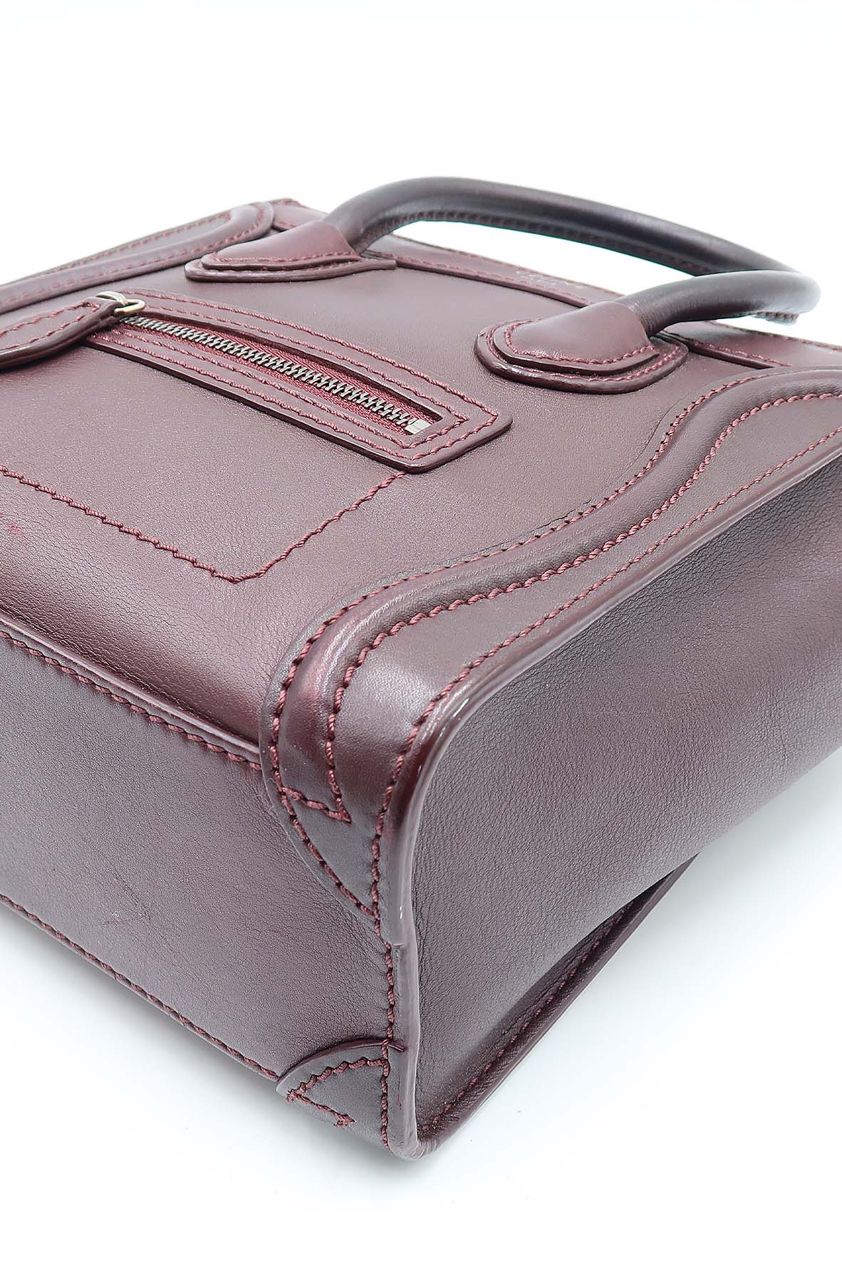 Nano Luggage Burgundy