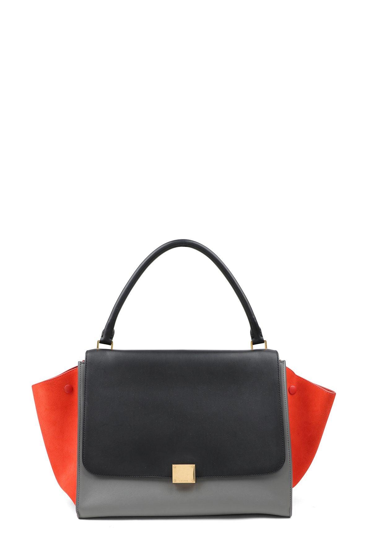 Trapeze Large Tricolor Orange Grey
