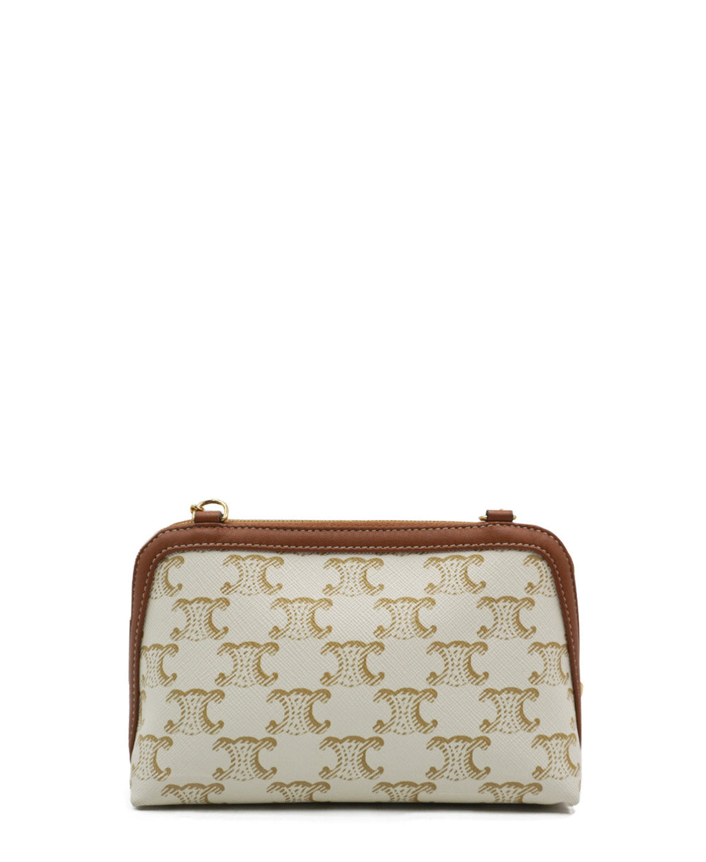 Triomphe Clutch Chain Tan, Multicolor