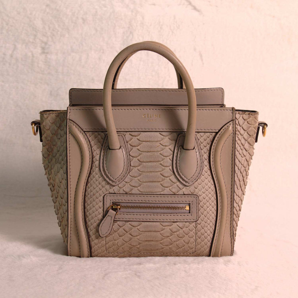 CÃƒÆ’Ã‚Â©line Python Nano Luggage Tote Bag