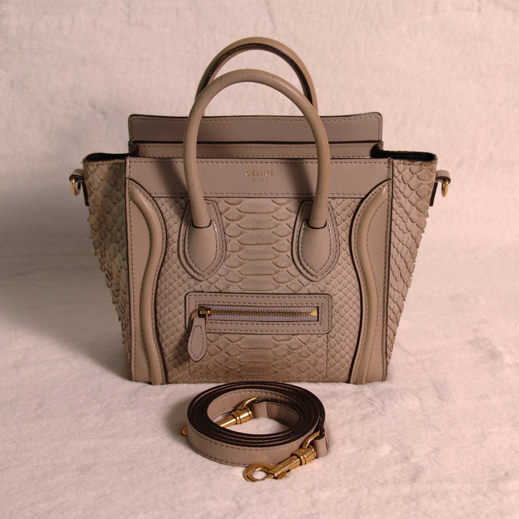 CÃƒÆ’Ã‚Â©line Python Nano Luggage Tote Bag