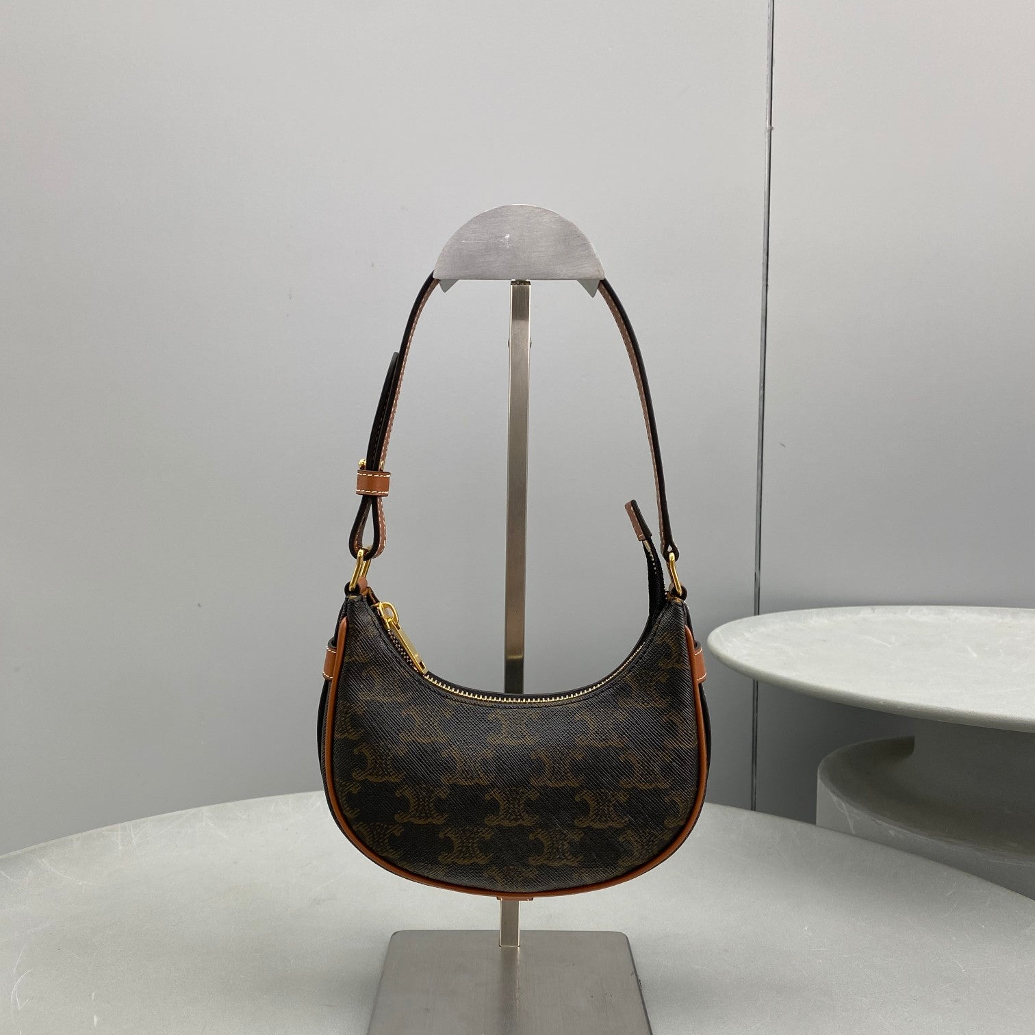 GLAMI Mini Ava In Triomphe Canvas Brown For Women 6in/16cm 10I602DS1-04LU