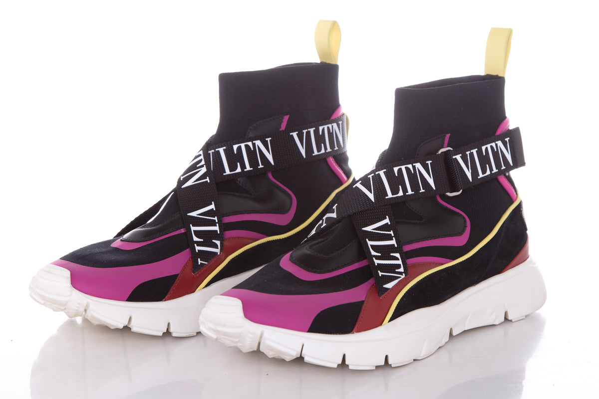 Valentino Garavani Black & Multi Sneaker SZ 40
