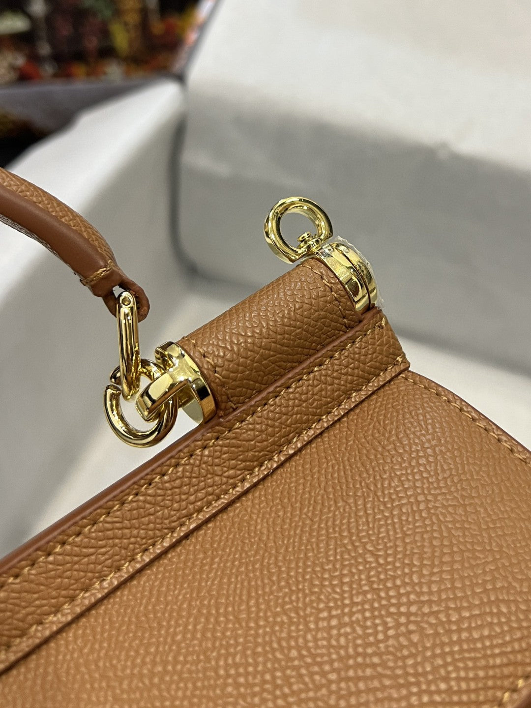 GLAMI Small Sicily Bag In Dauphine Brown For Women 7.5in/19cm GLAMI