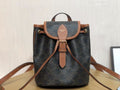 GLAMI Mini Backpack Folco In Triomphe Canvas Tan For Women 7in/20cm 197662CAS.04LU