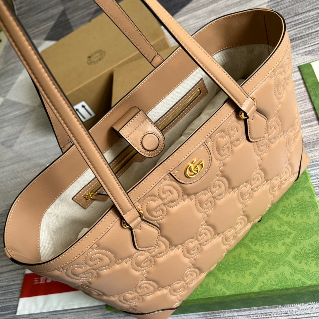 gg Medium Tote Beige For Women, Women’s Bags 15in/38cm gg ‎631685 UM8IG 9500