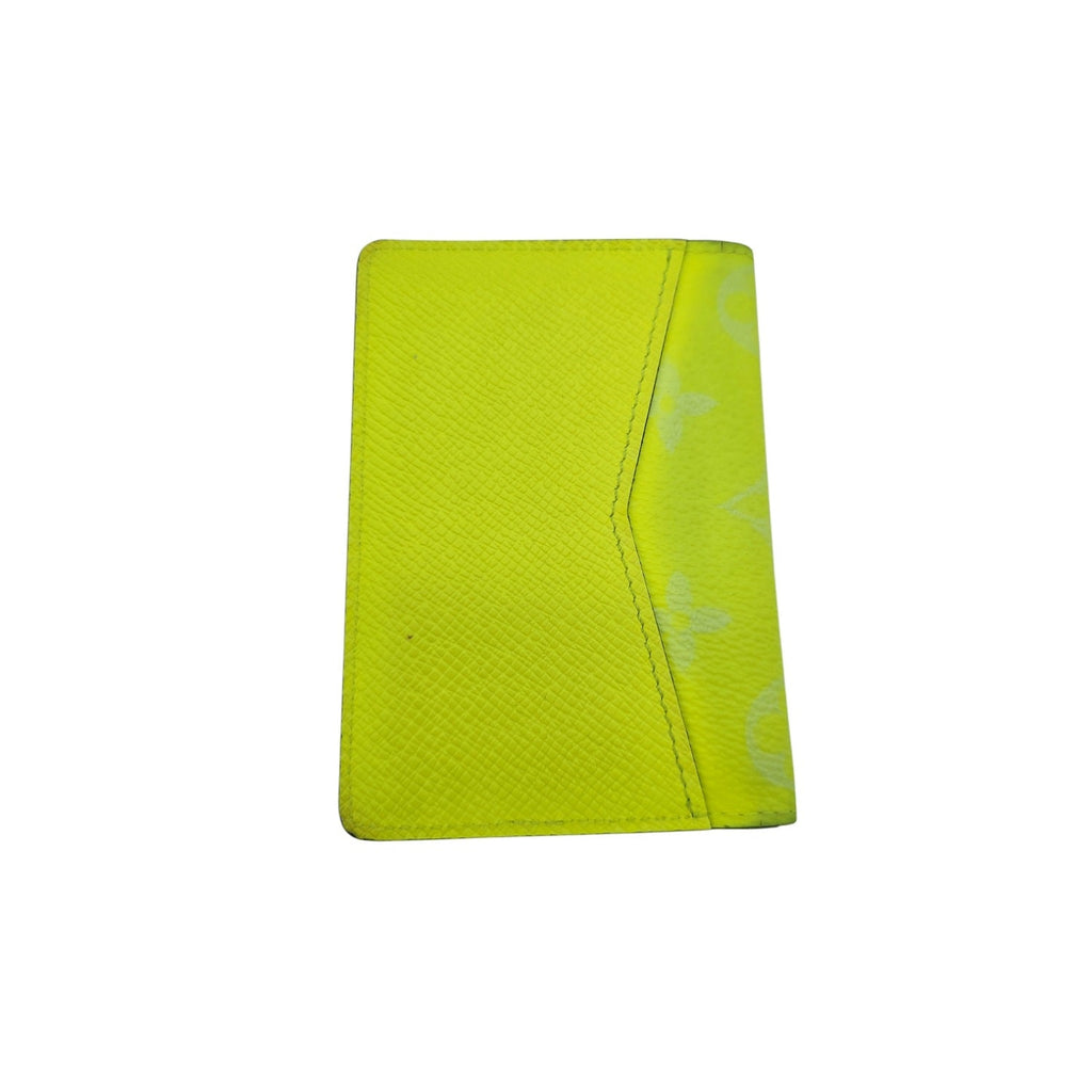 Louis Vuitton Monogram Taiga Pocket Organizer Yellow