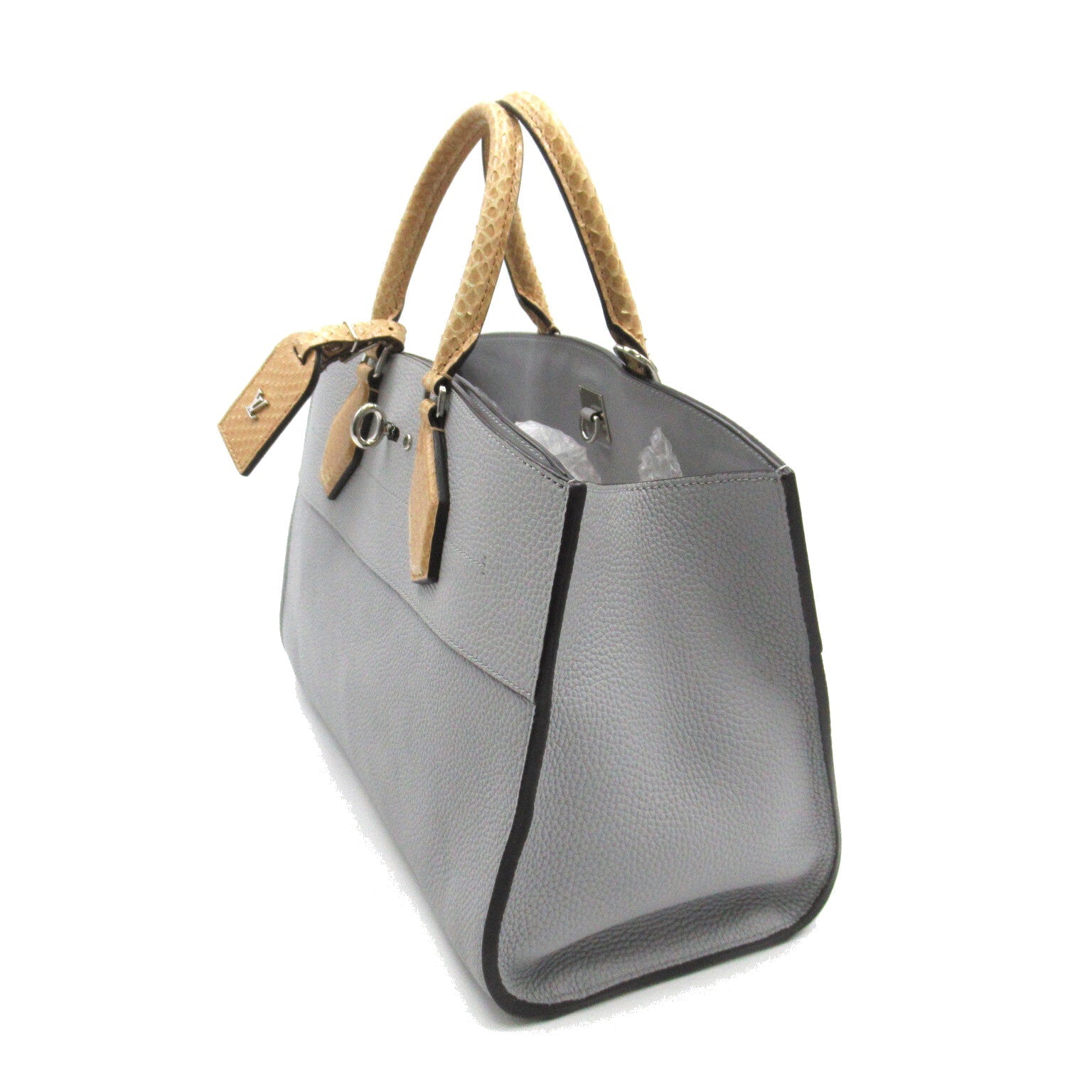 Louis Vuitton Louis Vuitton City Steamer EW 2w Shoulder Bag Leather  Leather  Grey N937