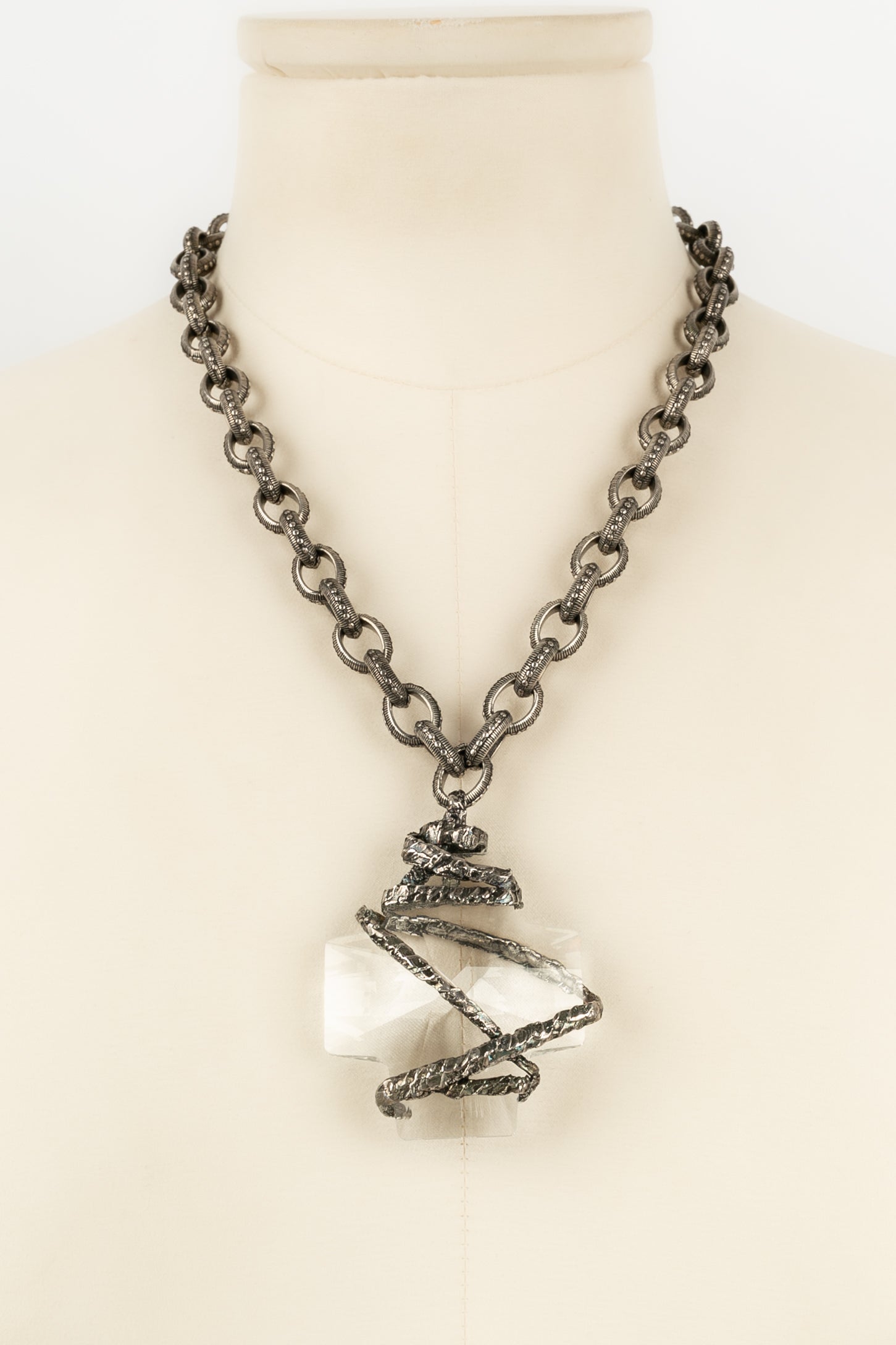 Collier croix Swarovski