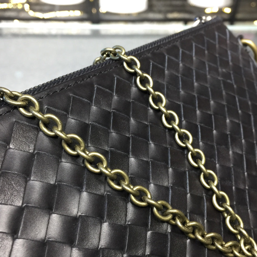 GLAMI Chain Shoulder Bag Black, For Women, WomenÃƒÂ¢Ã¢â€šÂ¬Ã¢â€žÂ¢s Bags 9.6in/24.5cm