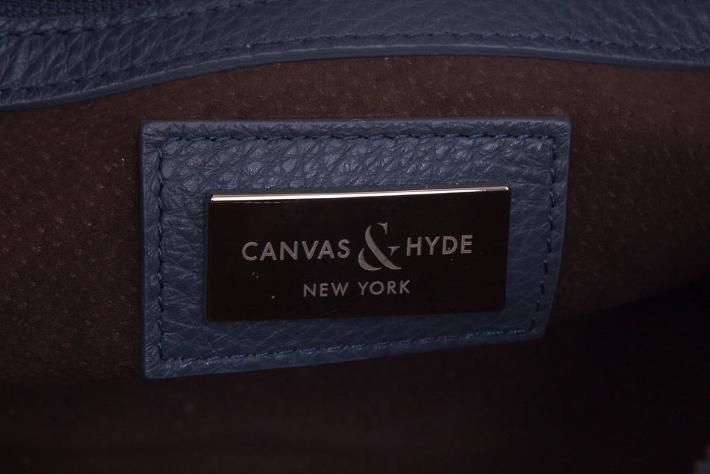 Canvas and Hyde New York Blue & Black Cross-Body