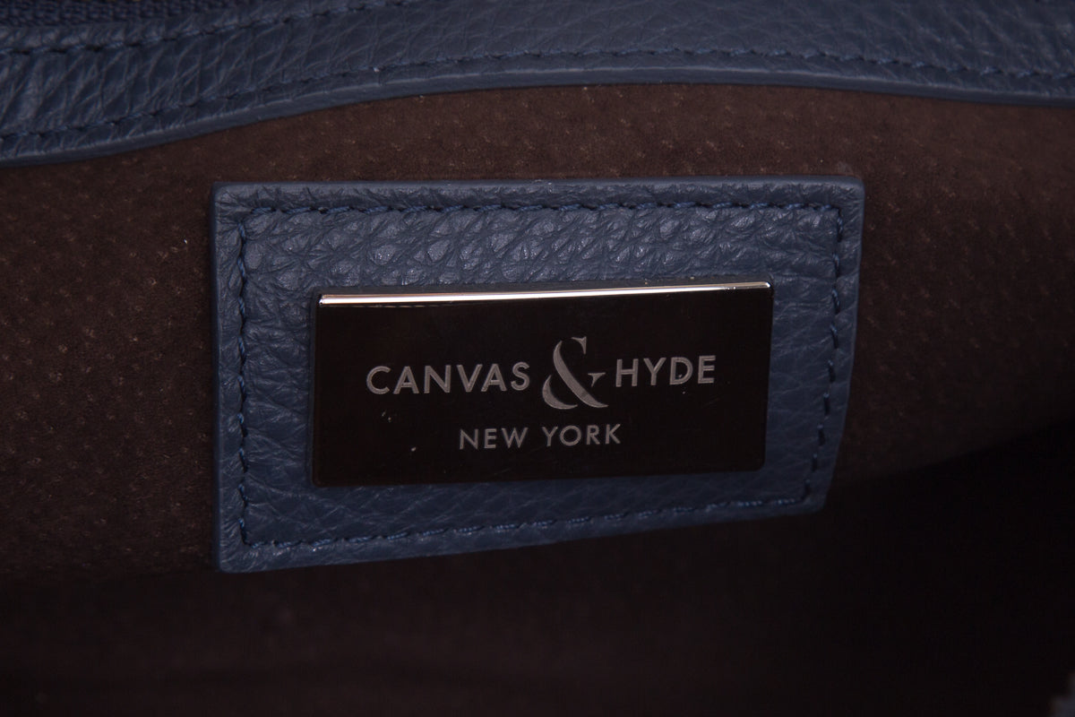Canvas and Hyde New York Blue & Black Cross-Body