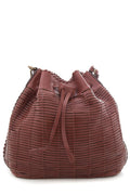 Ralph Lauren Brown Woven Leather Handbag