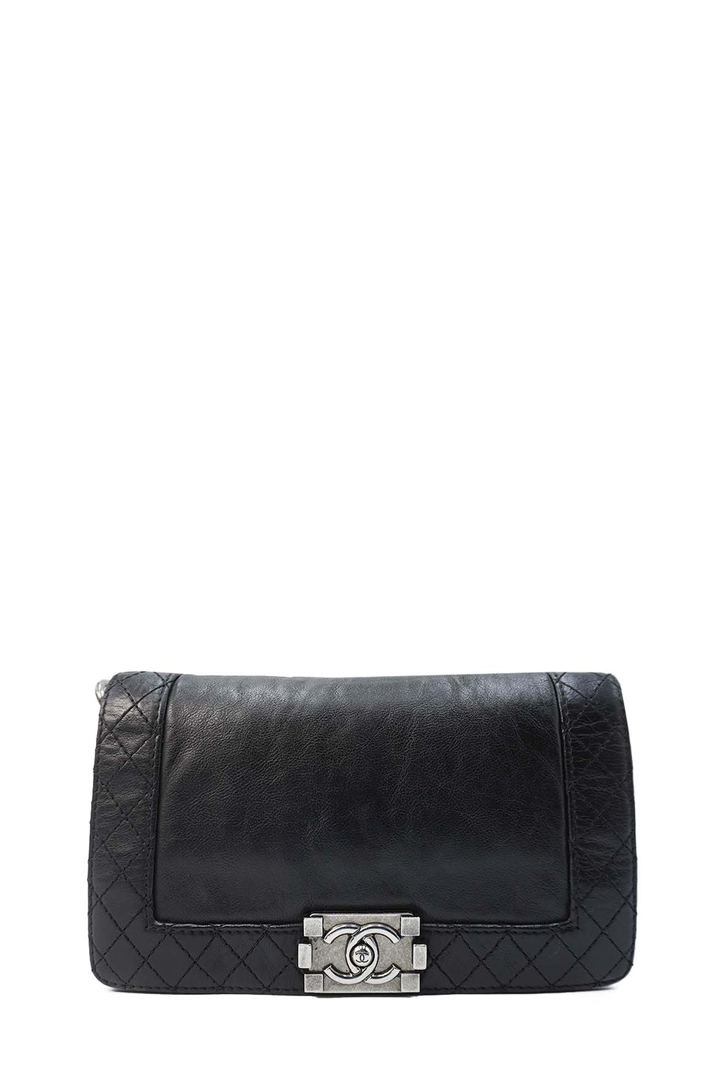 Medium Reverso Boy with Ruthenium Hardware Black