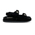 Chanel dad suede sandals black
