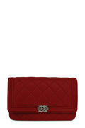 Boy Wallet on Chain Red