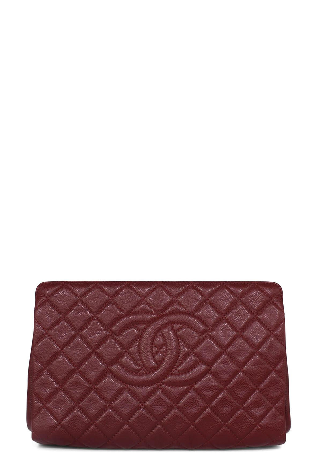 Caviar Timeless Clutch Red
