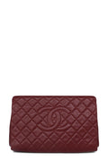 Caviar Timeless Clutch Red