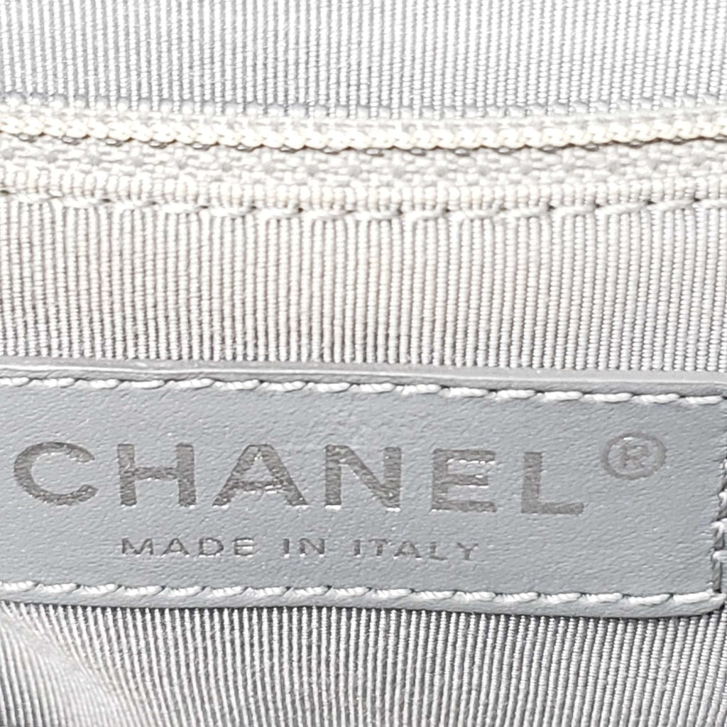 Chanel CC Executive Calfskin Navy Blue Shoulder Bag