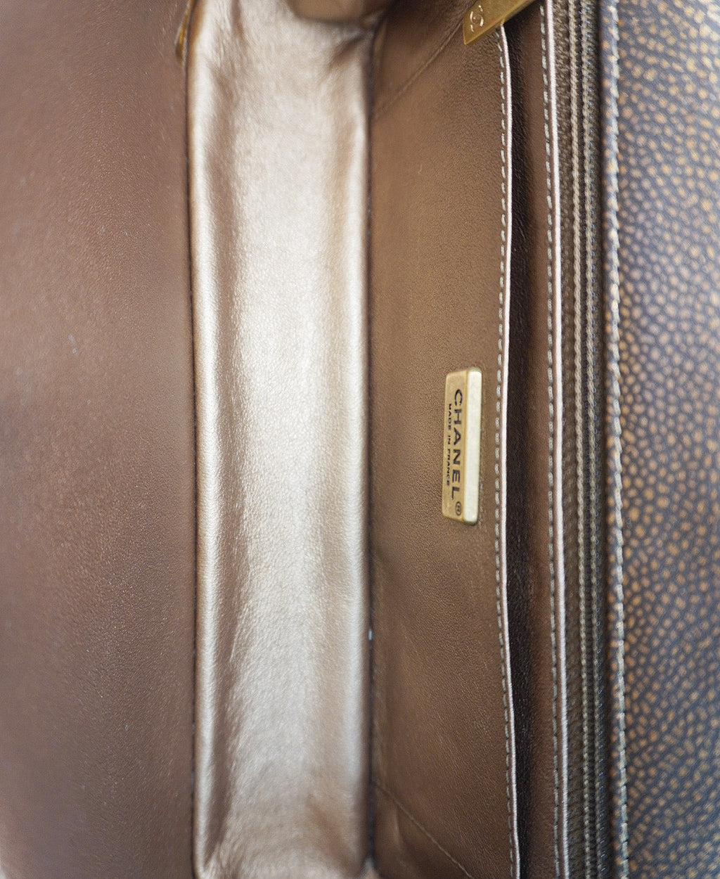 CC Paris-Byzance Gripoix East West Flap Bag Gold