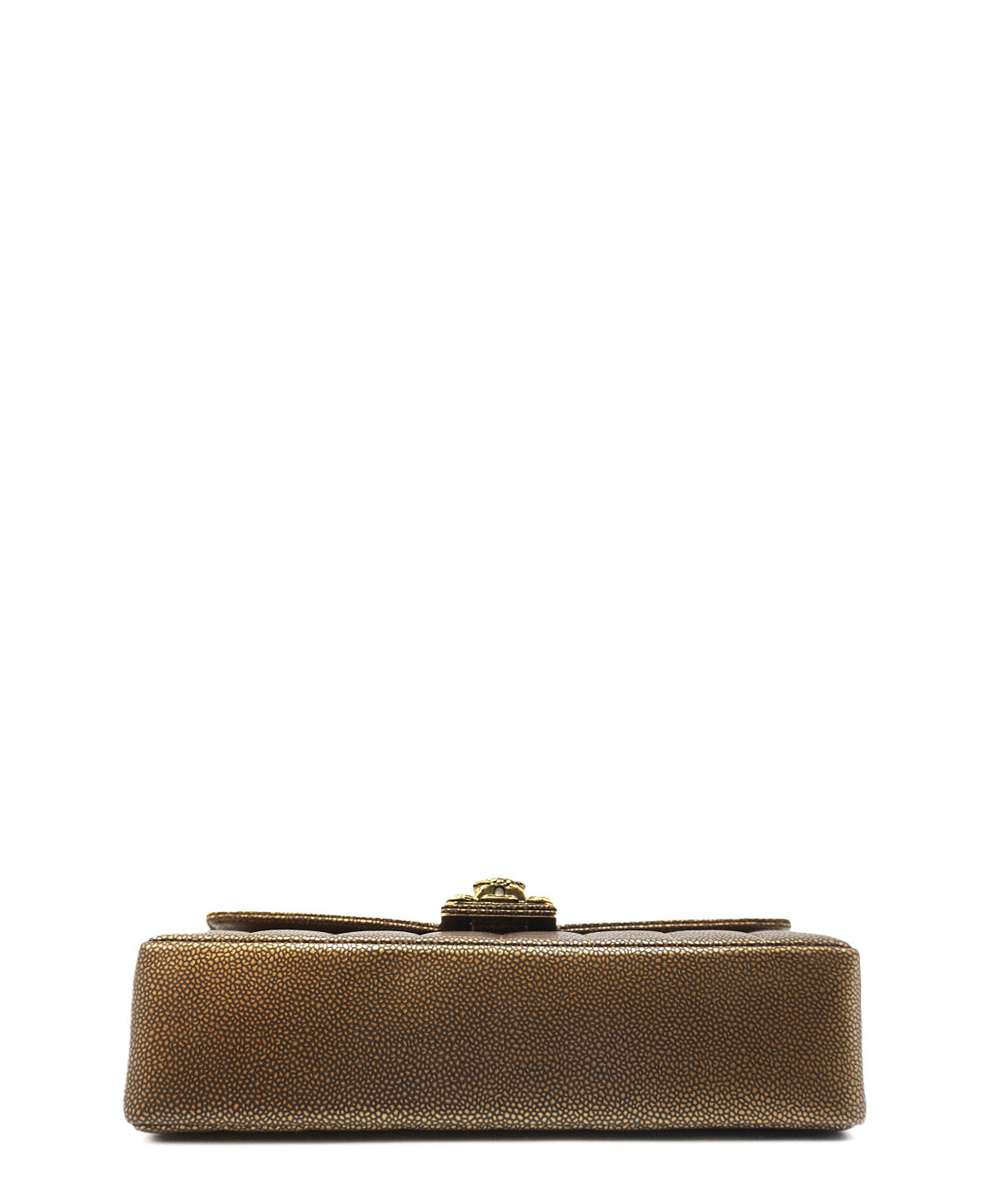 CC Paris-Byzance Gripoix East West Flap Bag Gold