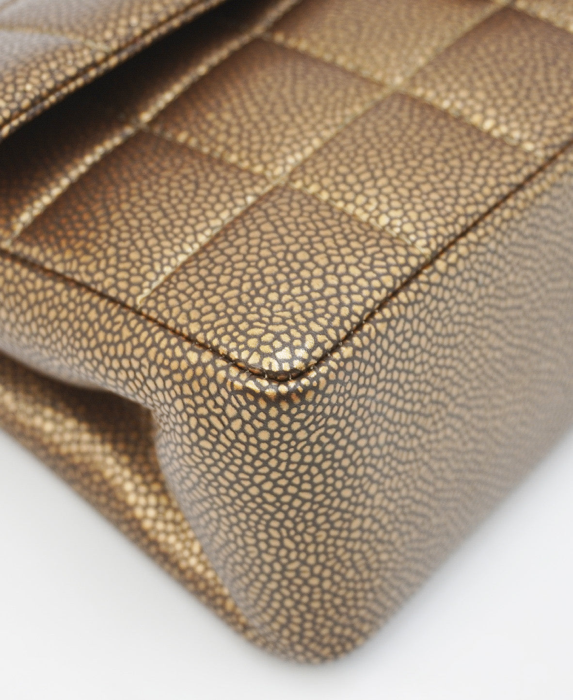 CC Paris-Byzance Gripoix East West Flap Bag Gold