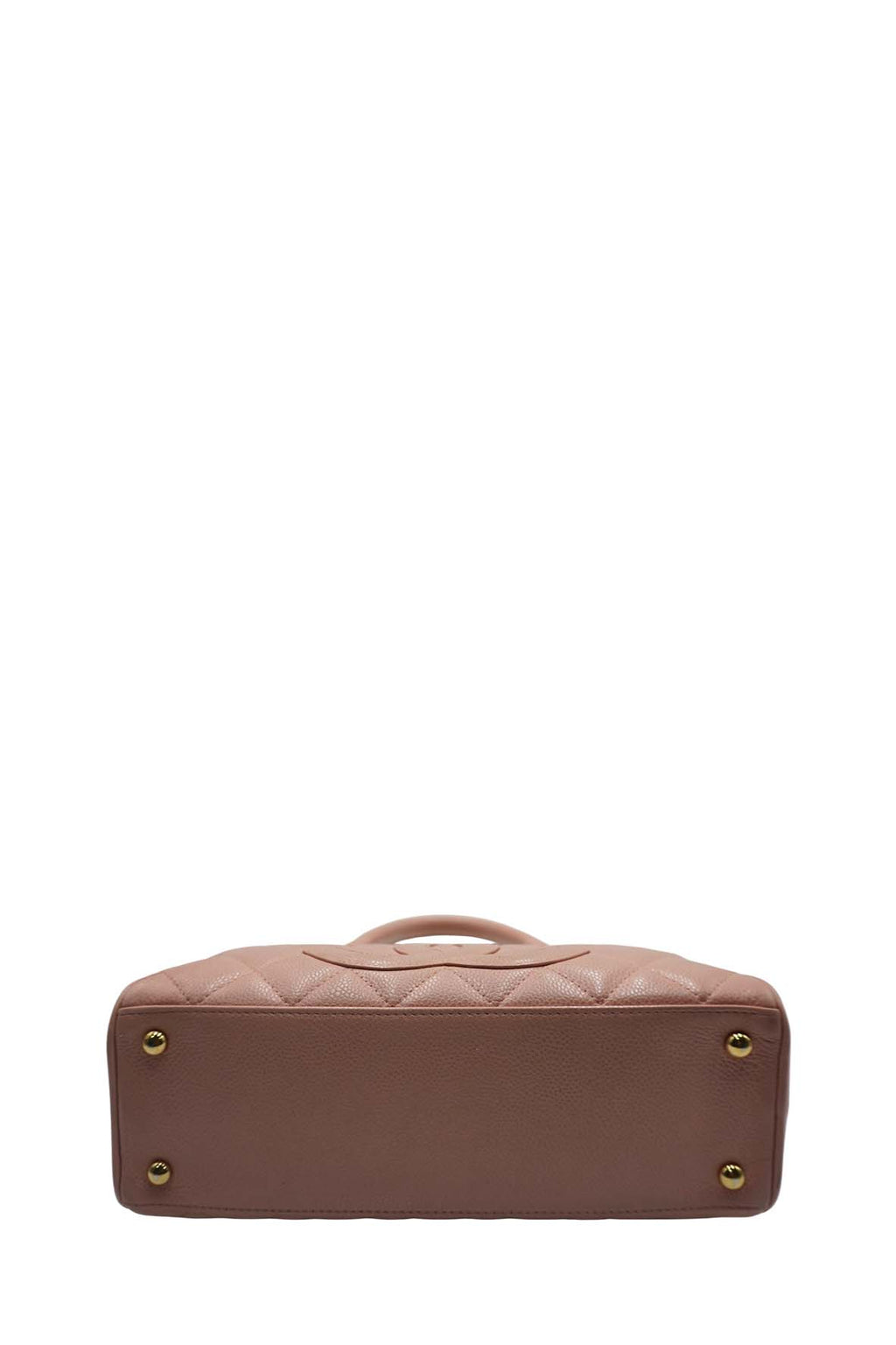 Chanel Leather Bowling Bag Pink