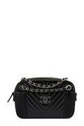 Chevron Camera Bag Black
