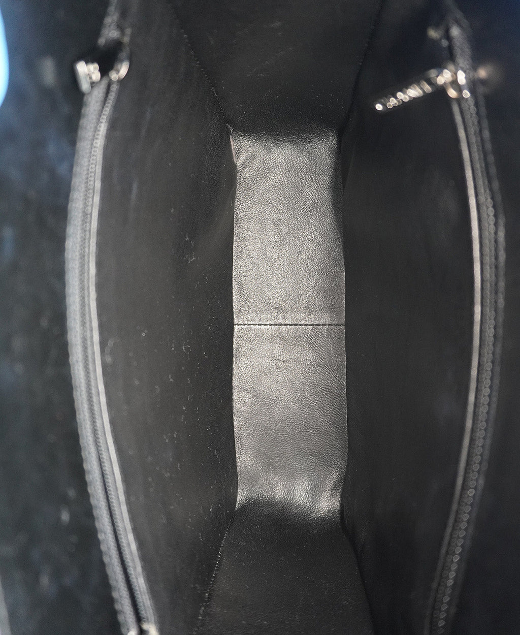 Chocolate Bar Patent Tote Black
