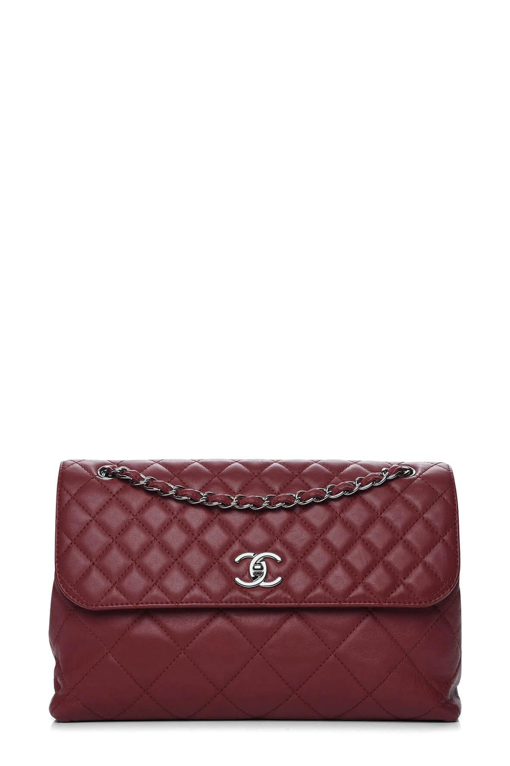 In The Business Flap Bag Dark Red