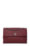In The Business Flap Bag Dark Red