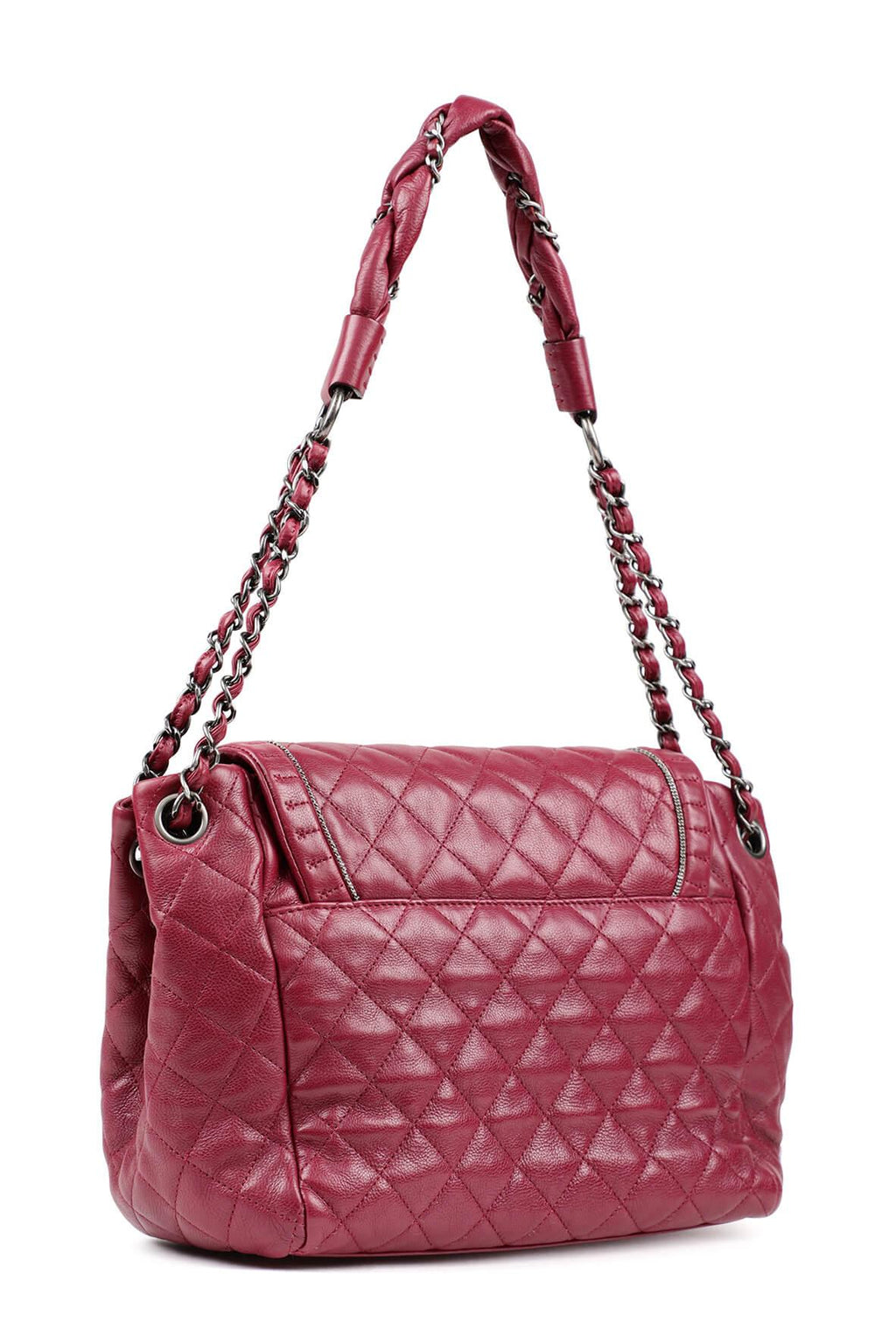Istanbul Accordion Flap Bag Raspberry