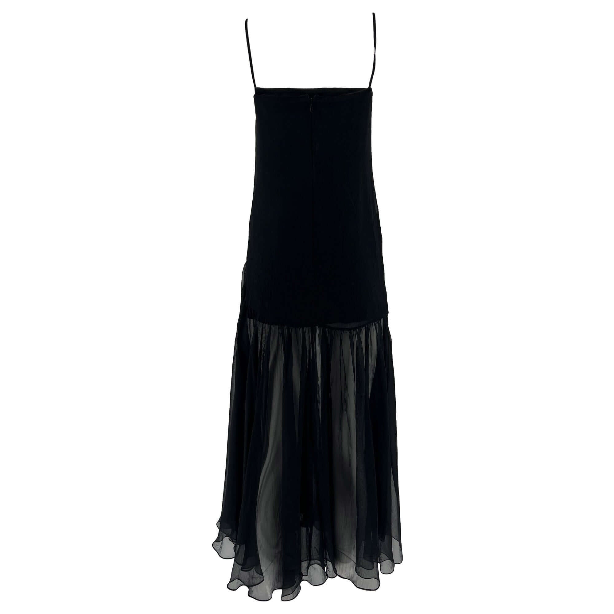 Pre owned Chanel Maxi Silk Designer Dress