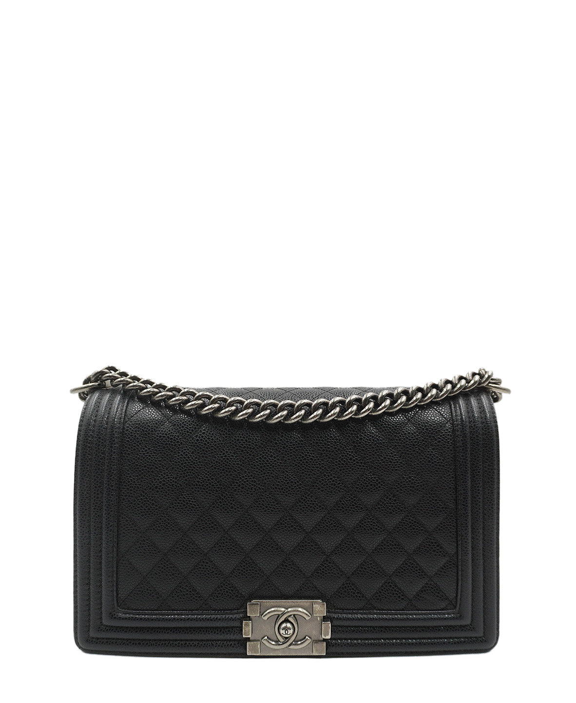 Medium Caviar Boy Black