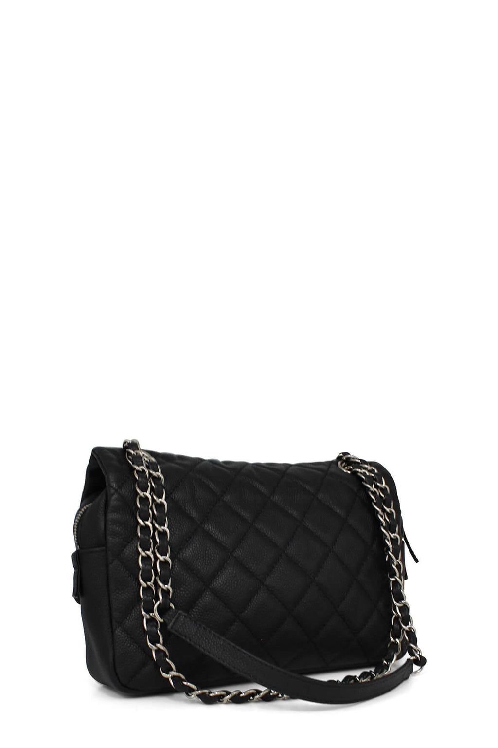 Medium Caviar Easy Flap Black