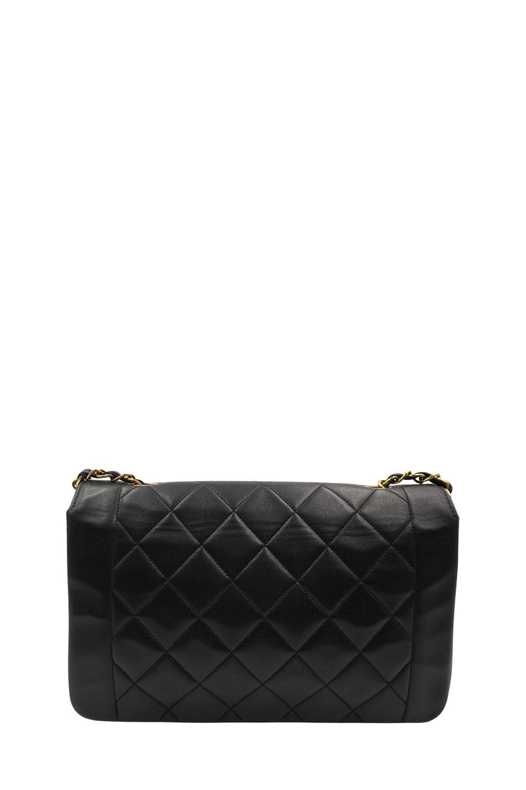 Medium Diana Flap Bag Caviar Black