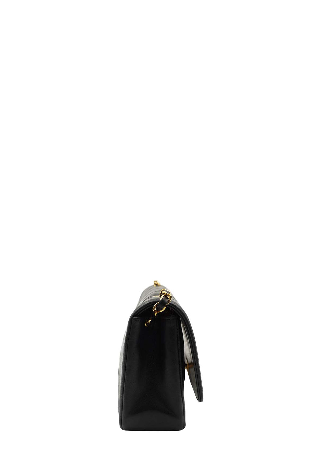 Medium Diana Flap Bag Caviar Black