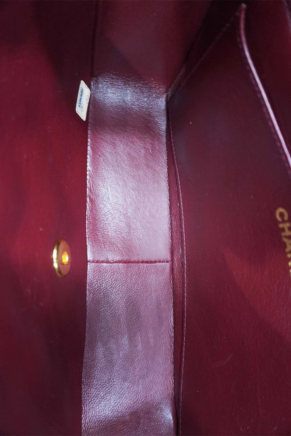 Medium Diana Flap Bag Lambskin Black