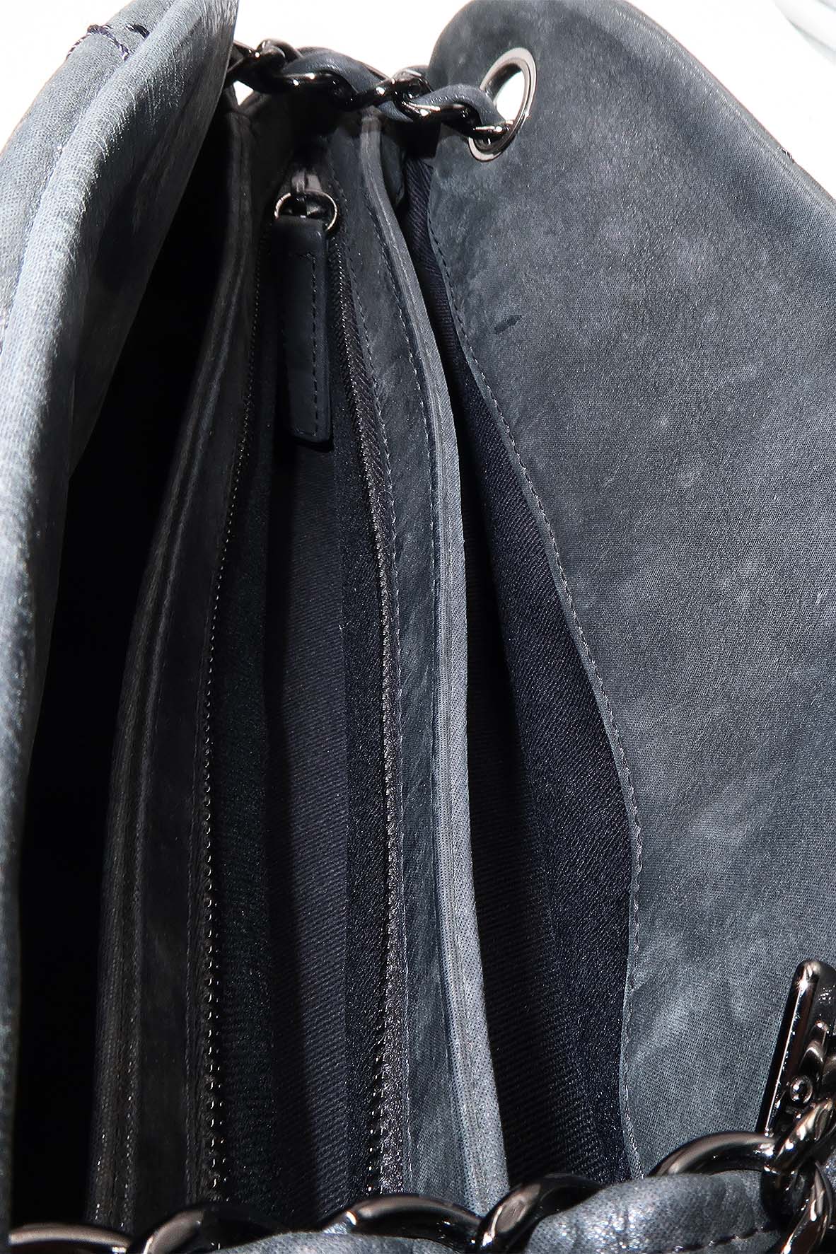 Medium Mademoiselle Bowling Bag Dark Grey