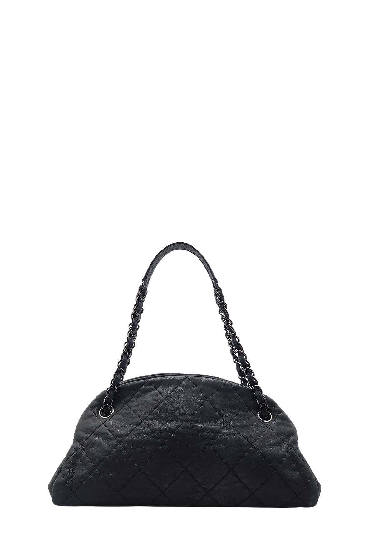 Medium Mademoiselle Bowling Bag Dark Grey