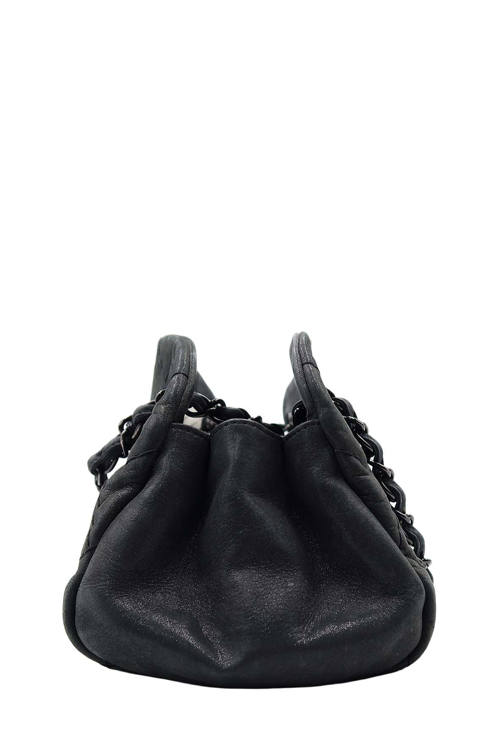 Medium Mademoiselle Bowling Bag Dark Grey