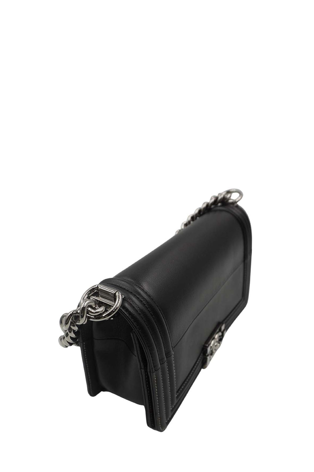 Medium Original Clasp Boy Bag Black